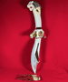 Super Sentai Gosei Sentai Dairanger: White Tiger Sword - Complete in Box - Working Electrics