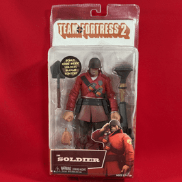 Team Fortress 2: The Soldier (Red Team) - Neca Action Figure - Sealed In Packet
