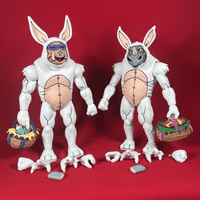 Teenage Mutant Ninja Turtles: Bebop & Rocksteady Bunny Suit Loot Crate Exclusive - Complete Figures