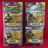 Teenage Mutant Ninja turtles Classic Collection - Set of 4 Turtles Figures - Sealed - Damaged Boxes