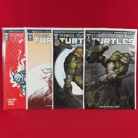 Teenage Mutant Ninja Turtles: Macro Series - Complete Set of 4 Deluxe Comics - All Variant Covers B