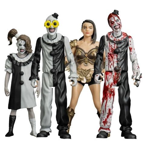 Terrifier 2 Set of 4 x 5-Inch Action Figures By Trick Or Treat Studios