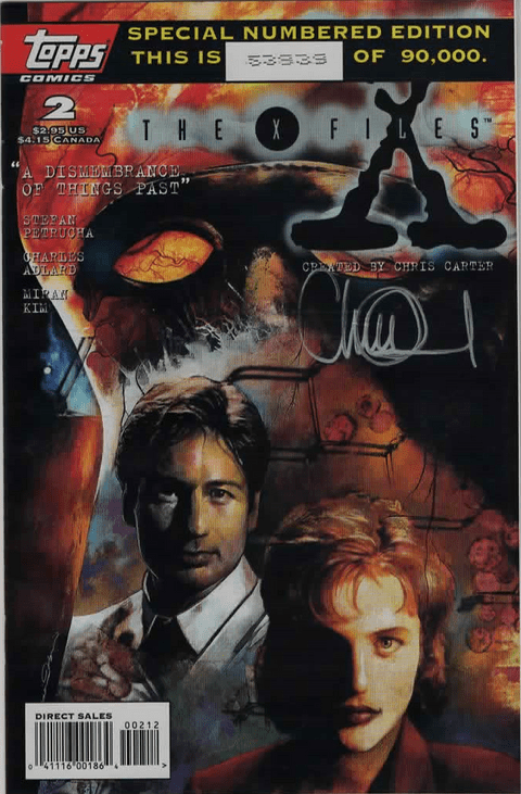 The X-Files #2 - Special Numbered Edition - SIGNED By Charles 'Charlie' Adlard (Artist)