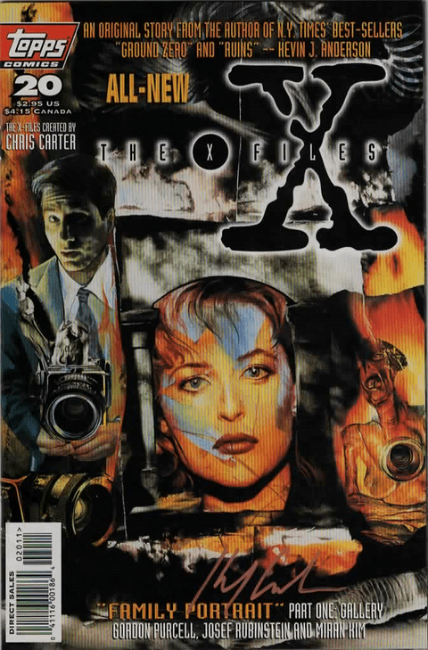 The X-Files #20 & 21 - SIGNED By Kevin J Anderson (Writer)