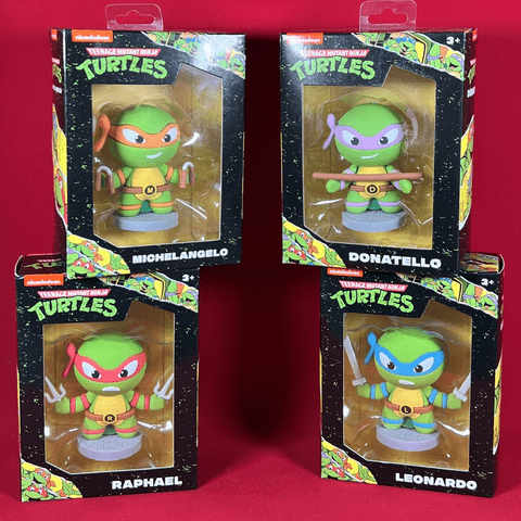 TMNT MiniQ s Mini Figures - Full Set of 4 Turtles