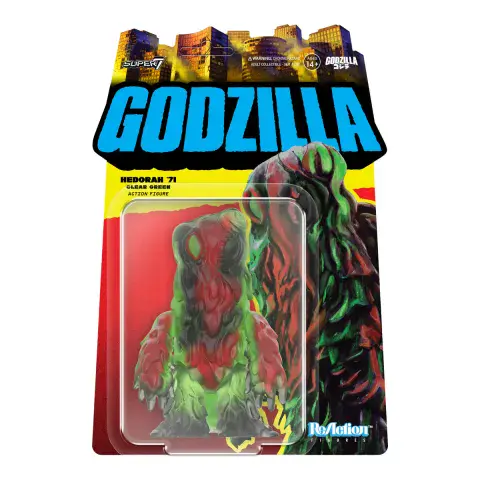 Toho ReAction Figure: Hedorah (Clear Green) - 3.75