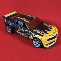 Transformers Dark of the Moon: Cyberfire Bumblebee - Deluxe Class - Loose Figure