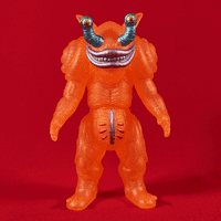 Ultra Monster X Series: Alien Fanton - Soft Vinyl Figure - Clear Orange Vers. - Ultra Fest 2015 Exc