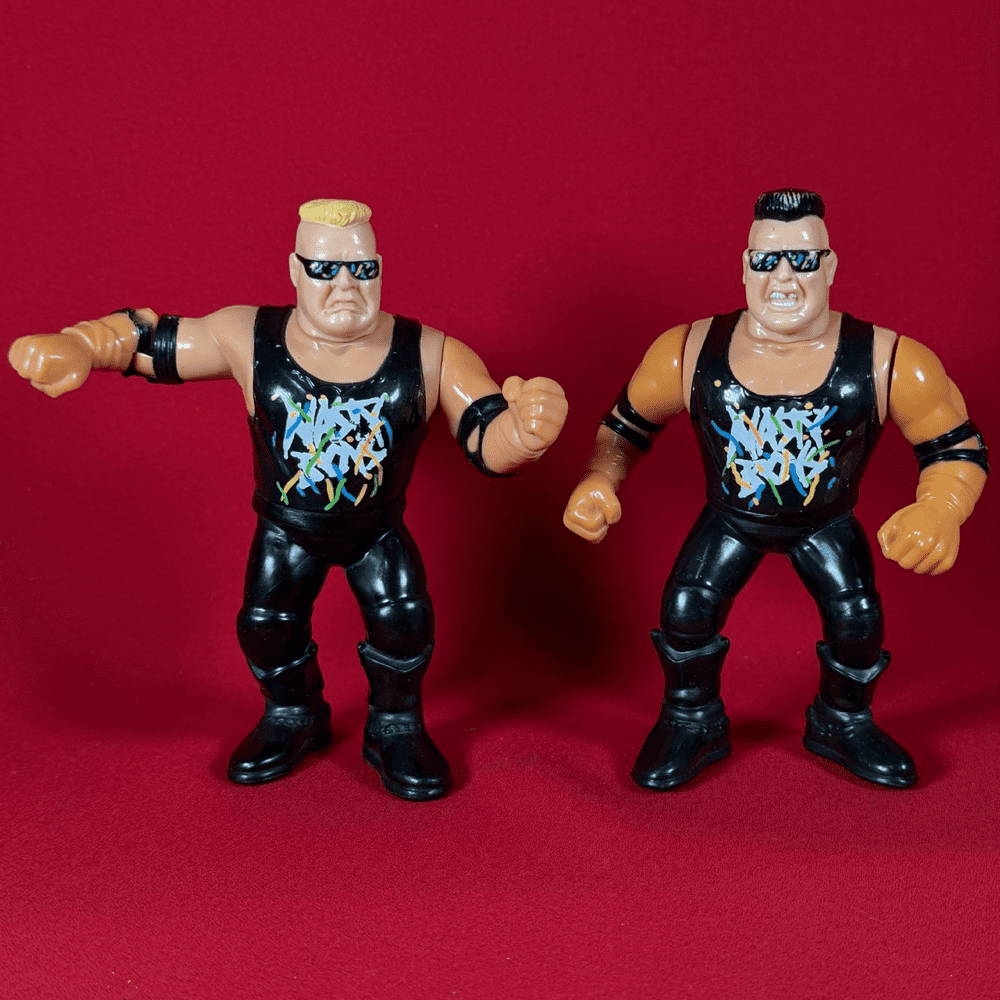 WWF Nasty Boys - Pair of Vintage Hasbro Action Figures