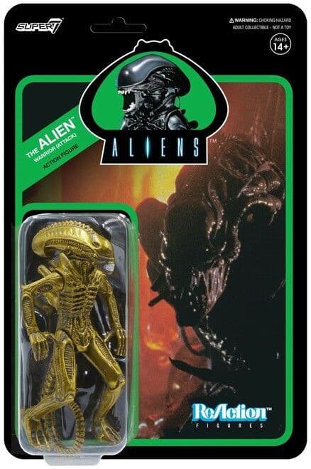 Xenomorph Collection - Aliens: The Alien Warrior (Attack) -  ReAction Figure
