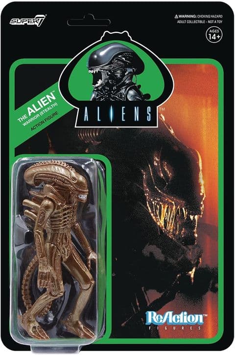 Xenomorph Collection - Aliens: The Alien Warrior (Stealth) -  ReAction Figure