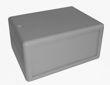 ABS Instrument Case without vents 101mm x 76mm x 51mm (PM3 GREY)