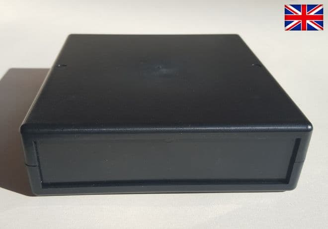 ABS Instrument Case without vents 129mm x 129mm x 40mm (PM2 BLACK)