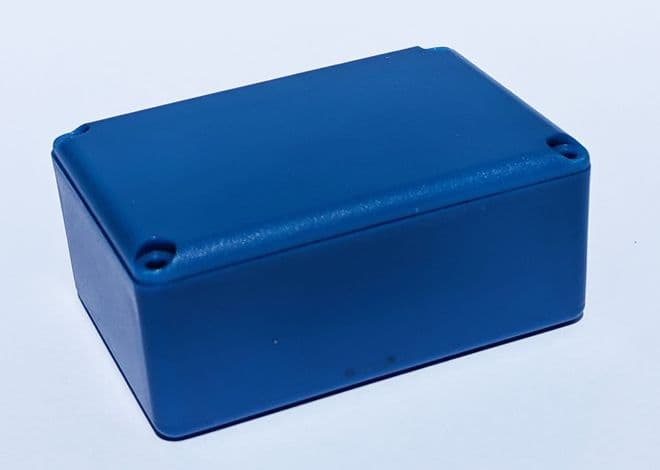 ABS Miniature Project Box: 34mm x 24mm x 16mm (MDRX2005 BLUE)