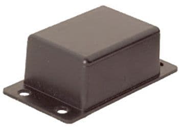 ABS Project Box with Mounting Flanges: 41.5mm x 29mm x 17.5mm (MDRX3006B)