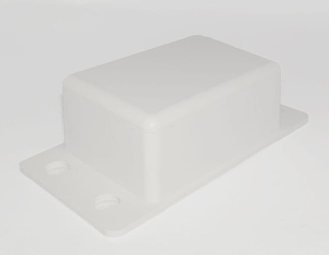 ABS Project Box with Mounting Flanges: 41.5mm x 29mm x 17.5mm (MDRX3006W)