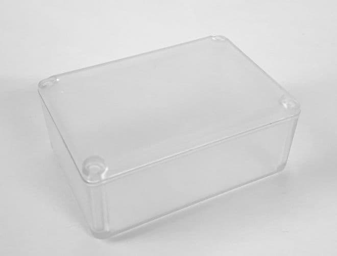 ABS Small Project Box: 54mm x 38mm x 23mm (MDRX2008 CLEAR)
