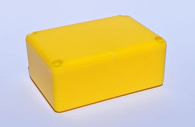 ABS Small Project Box: 54mm x 38mm x 23mm (MDRX2008 YELLOW)