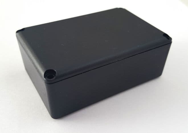 ABS Small Project Box: 74mm x 50mm x 28mm (MDRX2010 BLACK)
