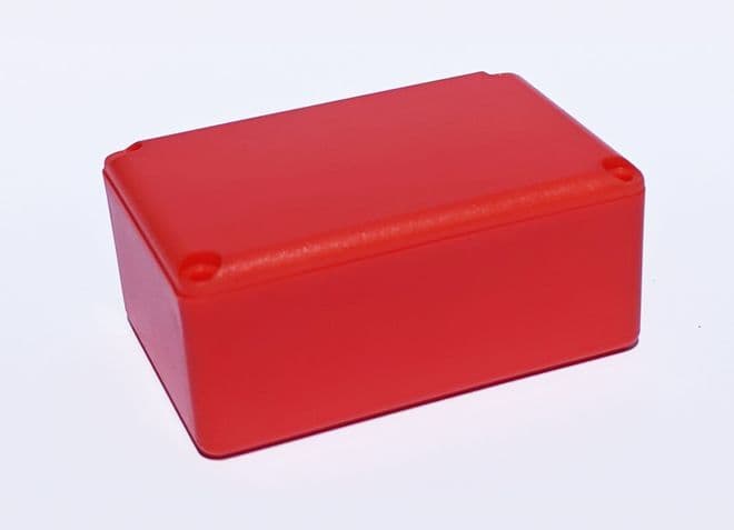 ABS Small Project Box: 74mm x 50mm x 28mm (MDRX2010 RED)