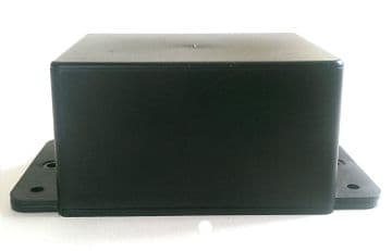 Black ABS Box with Base and Mounting flanges (YN37)