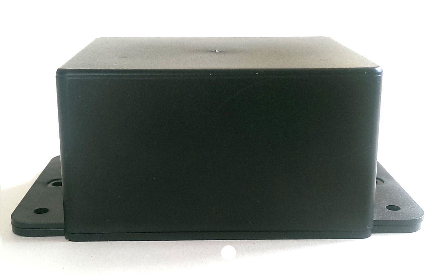 Black ABS Box with Base and Mounting flanges YN37