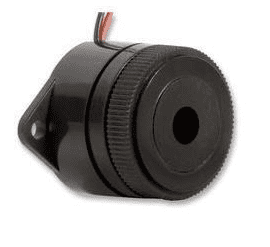 Buzzer Piezo Indicator 1.5-16VDC, Panel Mount with Flying Leads, 95dB (ABI-004-RC)