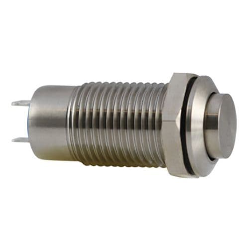 Stainless Steel 12mm IP40 Anti-Vandal Switch, Latching (A07YT) AB-AV-1215