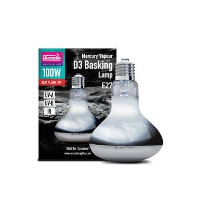ARCADIA D3 UV BASKING LAMP 80watt