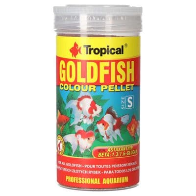 Tropical Goldfish Colour Pellet 250ml/90g