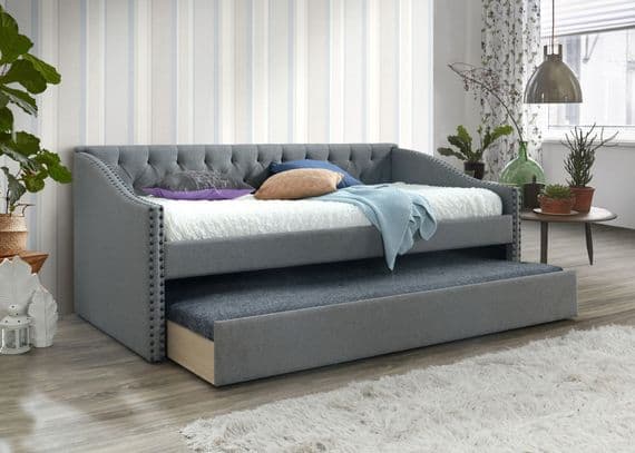 Artisan Hannah WT4591 Grey Day Bed with Trundle