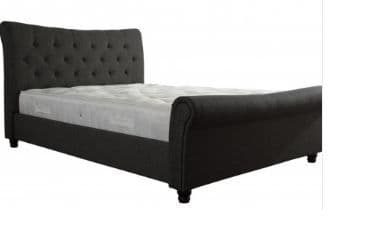 Artisan Pablo Fabric Bed Grey 4'6