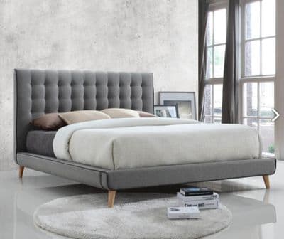 Artisan Stockholm 3284 Grey Upholstered  Double 4ft6 Bedframe