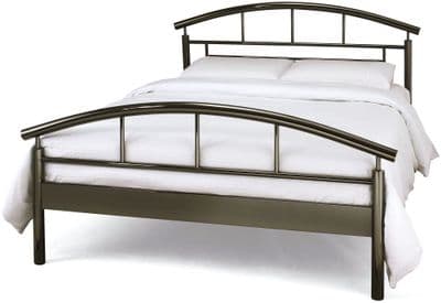 Calypso Black Nickel Superking 6ft Bedframe
