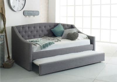 Chesterfield  Grey Day Bed with Trundle