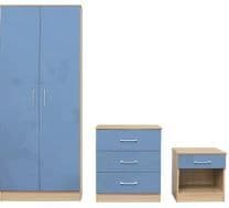 Dakota Blue Bedroom Set