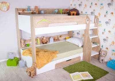 Flair Furnishings Flick Oak  Bunk Bed