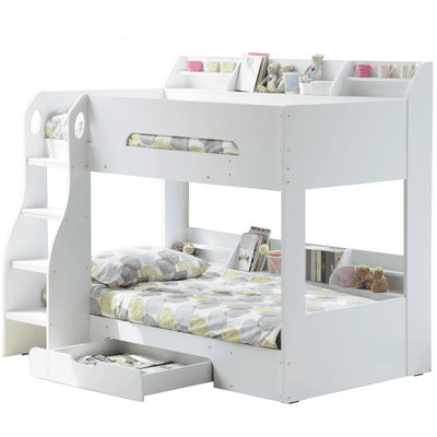 Flair Furnishings Flick White Bunk Bed