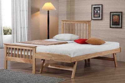 Flintshire Pentre Oak Guest Bed Frame