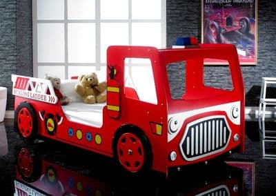 Freddy The Fire Engine Bedframe 3'0 Single