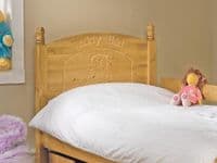 Frendship Mill Teddy Personalised (add your Childs name) Single 3ft Wooden Bed