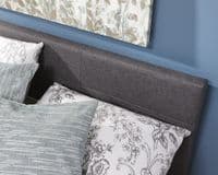 GFW Side Open Grey Fabric Ottoman Single 3ft Bedframe