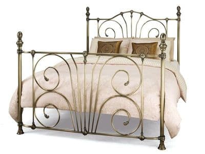 Jessica Antique Brass Kingsize 5ft Bedframe