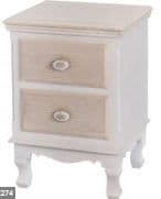 Juliette 2 Drawer Bedside Cabinet