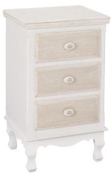 Juliette 3 Drawer Bedside Cabinet