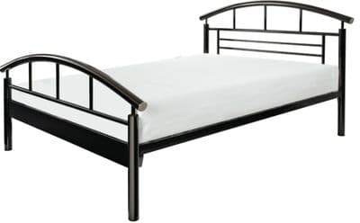 Jupiter Black Nickel Double 4ft6 Bedframe