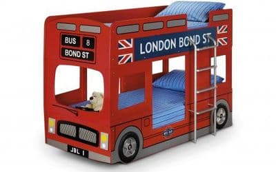 London Bus Wooden Bunk Bed