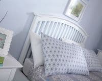 Madrid White Wooden Kingsize 5ft Ottoman Bedframe