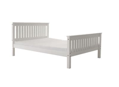 Manila Pine White Small Double 4ft Bed Frame