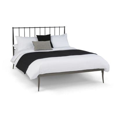 Saturn Superking 6'0 Metal Bedframe Black Nickel